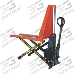 DAYTON High-Lift Pallet Jack: 3,000 lb, Hand Pump, Narrow Fork, 46 in L x 21 in W Forks (MPN DGB33-21). Key specifications — Lift Control: Hand Pump; Brand: DAYTON.