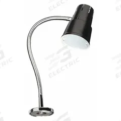 APPROVED VENDOR Task Light: LED, DC Adapter, Gooseneck, 19 in Arm Reach, 350 lm Max Brightness (MPN 33HP80). Key specifications — Lighting Technology: LED; Brand: APPROVED VENDOR; Bulb Wattage: 5.5 W; Color: Black; Electrical Connection Type: DC Adapter; Operating Voltage: 100 to 240V AC.