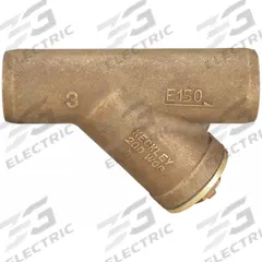 KECKLEY Y Strainer: 2 1/2 in, Sweat, Perforated, 0.0469 in Screen Size, Bronze, Fiber, 10 3/8 in Ht (MPN 21/21SJY-BC045P34-FTI-E). Key specifications — Brand: KECKLEY; Seal Material: Fiber; Manufacturer Part Number: 21/21SJY-BC045P34-FTI-E; Screen Material: 304 Stainless Steel.