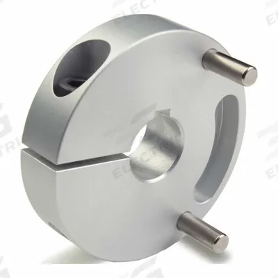 RULAND MANUFACTURING Controlflex Coupling Hub: 1.5° Angular Misalignment, 0.7 mm Axial Motion - Single Insert Hubs for Keyed Shafts