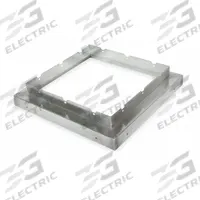 Roof Curb Adapter: 21 1/2 in Fan Base, 26 in Curb, Adapts 22 in Fan Base to Fit 26 in Roof Curb (MPN 3AZK9). Key specifications — Finish: Galvanized; For Fan Type: Downblast Fans; Function: Adapts 22 in Fan Base to Fit 26 in Roof Curb; Manufacturer Part Number: 3AZK9; Brand: DAYTON; Includes: (8) 1/4-20 x 3/4 Bolts; Material: Steel.