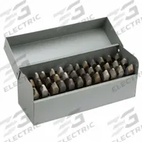 C.H. HANSON Hand Stamp Kit: 0 to 8 (With 6 Serving as 9)/Ampersand (&)/A to Z, 1/8 in Character Ht (MPN 29175). Key specifications — Material: Stainless Steel; Characters Included: 0 to 8 (With 6 Serving as 9); Brand: C.H. HANSON.