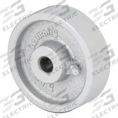 APPROVED VENDOR Caster Wheel: 3 1/8 in Wheel Dia., 1 in Wheel Wd, Iron, 550 lb Load Rating, Plain (MPN G 80/12G). Key specifications — Includes Spanner Bushing: Not Included; Wheel/Tread Material: Iron; Wheel/Tread Color: Silver; Brand: APPROVED VENDOR.