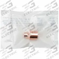 STREAMLINE Sweat Fitting Coupling: 1/4 in CTS x 3/16 in CTS, Cup x Cup, Dimple Center Stop (MPN W 01010CB)