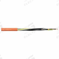 CHAINFLEX Motor Cable: 16 AWG, 4 Conductors, Order by the Foot, PVC Jacket, 1,000 V (MPN CF885-15-04). Key specifications — Conductor Material: Copper; Conductor Configuration: Single; Minimum Bend Radius Factor - Fixed: 8 x OD; Minimum Bend Radius Factor - Flexible: 12 x OD; Includes Ground: Yes; Minimum Bend Radius Factor - E-Chain: 15 x OD; Resistance Properties: Oil and Grease Resistant; Standards: IEC 60332-1-2.