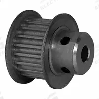 DAYTON Timing Pulley: Modified Curvilinear, Fixed, For GT Timing Belt Section, For 9 mm Belt Wd (MPN 20-3P09-6FA2). Key specifications — Brand: DAYTON; Finish: Clear Anodized; For Belt Series: Powerhouse®.