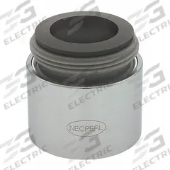 NEOPERL Outlet: 2.2 gpm Flow Rate, Aerated Flow Outlet, Brass, Chrome Finish, Dual (MPN 5502805). Key specifications — Includes: Vandal Resistant Key; Material: Brass; Product Type: Outlet; Connection Size: 15/16"-27; Brand: NEOPERL.