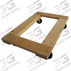 APPROVED VENDOR General Purpose Dolly: 1,000 lb, Brown, 24 in L x 16 in W x 5 in H Deck, (4) Swivel (MPN 48J062). Key specifications — Brand: APPROVED VENDOR; Color: Brown; Caster/Wheel Configuration: (4) Swivel; Lip Type: Flush; With Tow Eye: No.