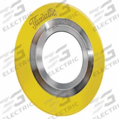 Spiral Wound Flange Gasket: PTFE Filler, 316L Stainless Steel Winding, For 10 in Pipe, 3/16 in Thick (MPN 100010000085). Key specifications — Brand: FLEXITALLIC.