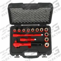 WIHA Socket Wrench Set: 1/2 in Drive Size, 14 Pieces, 3/8 in to 1 in Socket Size Range (MPN 31792). Key specifications — attr1204555: WIHA; attr1206530: 10in Round Head Ratchet; attr1227475: 1/2 in; attr1204546: (11) 12-Point; attr1206529: 3/8 in to 1 in.
