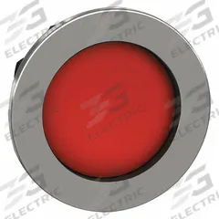 SCHNEIDER ELECTRIC Push Button Head: 30 mm Panel Size, Non-Illuminated, Metallic, Red (MPN ZB4FA46). Key specifications — Manufacturer Part Number: ZB4FA46; Compatible Operator Illumination: Non-Illuminated; Compatible with Series: XB4; Head Attachment Type: Screw-On; Head Material: Metal; Brand: SCHNEIDER.