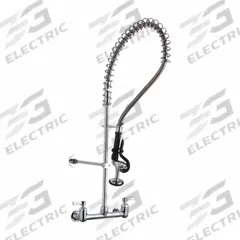 ELKAY Handle-Operated Faucet: Elkay®, Brass, Centerset, Wall, 2 Mounting Holes, 1.2 gpm Flow Rate (MPN LK943LC). Key specifications — Series: Elkay®; Brand: ELKAY.