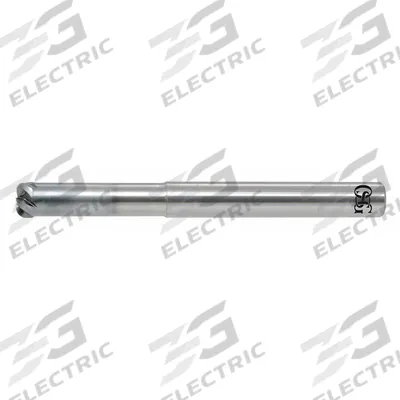 OSG Corner Radius End Mill: Carbide, WXS Coated, 5 Flute, 3/8" Mill Dia, 0.149" LOC - High-Feed Carbide Corner-Radius End Mills for Hardened Materials