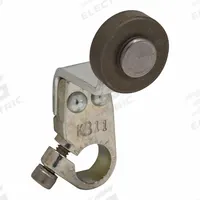 TELEMECANIQUE SENSORS Limit Switch Lever Arm: Roller Lever, Fixed, 1.5 in Arm/Operator Lg - Max (MPN 9007KB11). Key specifications — Brand: TELEMECANIQUE SENSORS; Compatible with Series: 9007C; Roller Position: Outside Offset; Actuator Style: Rotary Lever Roller.