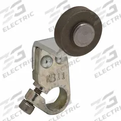 TELEMECANIQUE SENSORS Limit Switch Lever Arm: Roller Lever, Fixed, 1.5 in Arm/Operator Lg - Max (MPN 9007KB11). Key specifications — Brand: TELEMECANIQUE SENSORS; Compatible with Series: 9007C; Roller Position: Outside Offset; Actuator Style: Rotary Lever Roller.