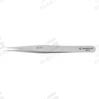 EXCELTA Tweezers: Stainless Steel, Point, Straight Tip, 0.1 mm Tip Thick (MPN 3C-SA). Key specifications — attr1002355: Stainless Steel; attr1002345: EXCELTA; attr1002348: Stainless Steel; attr1002358: Smooth; attr1002361: 3C.