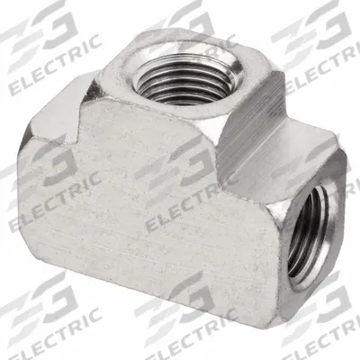 APPROVED VENDOR Metal Pipe Tee: Tee, 1/2 in x 1/2 in x 1/2 in, Class 1000 - Nickel-Plated Threaded High-Pressure Pipe Fittings