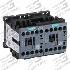 SIEMENS IEC Magnetic Contactor: Reversing, 3 Poles, 3NO Contacts, 7 A, 24V DC Coil (MPN 3RA23158XB301BB4). Key specifications — Brand: SIEMENS; Integrated Surge Suppression: No.