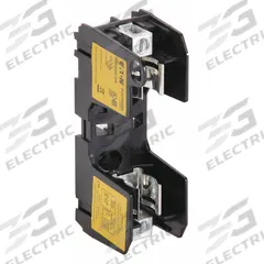 BUSSMANN Fuse Block: Open Block Design, 1 Pole, 250 V AC, Box Lug, Non-Indicating (MPN HM25060-1CR). Key specifications — attr233046: BUSSMANN.