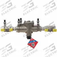 WATTS Backflow Preventer: SS009, Std Configuration, Stainless Steel, 1 in Pipe Size, FNPT (MPN 1 SS009-QT). Key specifications — Shut-Off Valve Type: Ball Valve; Connection Type: FNPT.