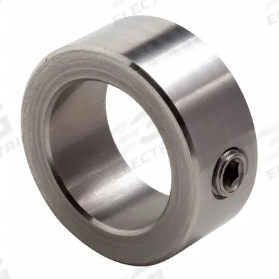 Dayton Shaft Collar: 1-Piece, Set Screw, 2 in Bore Dia, 3 in Collar Outside Dia - Stainless Steel Shaft Collars