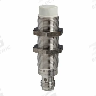 TELEMECANIQUE SENSORS Inductive Cylindrical Proximity Sensor: Built-in Connector, Unshielded - Cylindrical Sensors with Built-in Connectors