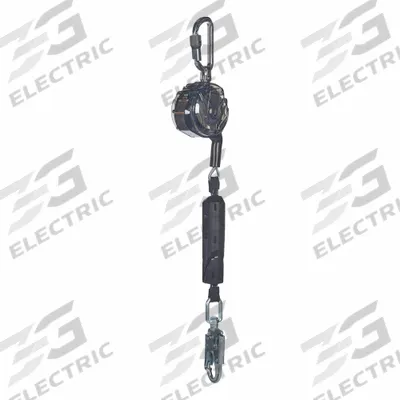 MSA Self-Retracting Lifeline: Aluminum Snap Hook Anchor - Mounted SRLs