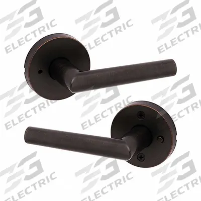 KWIKSET Door Lever Lockset: Privacy Lever Locksets, Bronze