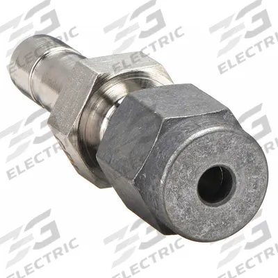 PARKER Compression Fitting Adapter: 3/8 in OD x 1/2 in Pipe Fitting Size - Double-Ferrule Stainless Steel Fittings