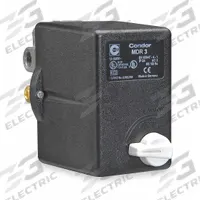 CONDOR USA, INC Pressure Switch: Std, 45 psi – 160 psi, (3) 1/4" FNPT/3/8" FNPT, Diaphragm Actuator (MPN 31EG3EMX). Key specifications — attr1027655: Diaphragm; attr434202: CONDOR USA, INC; attr1027685: 3/8" FNPT; attr1027686: Standard; attr1027690: Auto/Off/Reset.