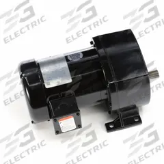 LEESON AC Gearmotor: Parallel, Single Output Shaft, 3-Phase, TEFC, 91 RPM, 224 in-lb Max Torque (MPN 107029.00). Key specifications — Brand: LEESON; Full Load Current: 1.6/0.80 A.