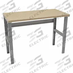 TENNSCO Workbench: Adj Ht, Shop Top, 60 in x 30 in, 1,900 lb Overall Load Capacity, Gray (MPN WBAT-1-3060C). Key specifications — Brand: TENNSCO.