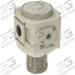 SMC Regulator: Die-Cast Aluminum, 1/2 in NPT, 7.251887 psi to 123.2821 psi, 1 MPa Max Op Pressure (MPN AR40K-N04H-Z-D). Key specifications — attr111664: No; attr111400: AR-D; attr111627: SMC.