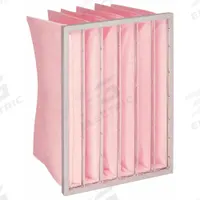 GRAINGER Pocket Air Filter: 24 in x 20 in x 12 in, MERV 13, Pink, Synthetic, 6 Pockets (MPN 2JVC5). Key specifications — Display Sell UOM: EA; Brand: GRAINGER; Media Material: Synthetic; Performance Rating: MERV 13.