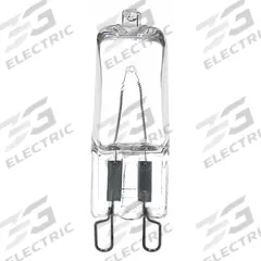 APPROVED VENDOR Halogen Bulb: Halogen, 2-Pin (G9), T4, Q25G9/CD-25W, 120V AC, 25 W Watt (MPN Q25G9-1PK). Key specifications — Brand: APPROVED VENDOR; Trade Number: Q25G9/CD-25W; Voltage: 120V AC; Bulb Shape: T4.