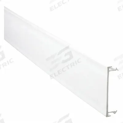 LEGRAND Cover: CableSmart 40N2, 2 Channels, 4 in Wd, 2 in Ht, Plastic - Covers for Straight-Section Multichannel Raceways