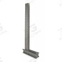 JARKE Upright: 8 ft x 9 1/2 in x 40 in, 12,530 lb Capacity/Side, 1 Sided, 9 Max Arms/Side, Toe Plate (MPN 25CS37096). Key specifications — attr34839: JARKE; attr34848: 1CHZ6; attr1090864: Toe Plate.