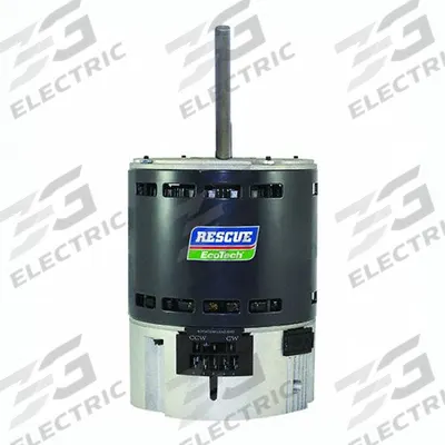 U.S. MOTORS Direct Drive Blower Motor: RESCUE EcoTech, 48Y Frame Size, Belly Band, ECM - RESCUE® Series EC Motors