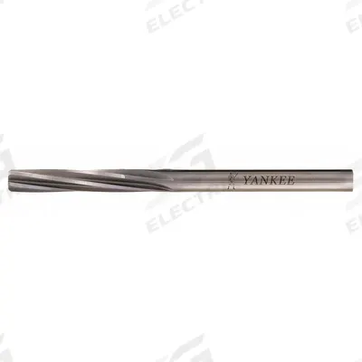 YANKEE Chucking Reamer: For 1/2 in Pin, 0.498 in Dia, Spiral Flute - Spiral-Flute Dowel Pin Reamers