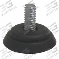 S & W Furniture Glides: PVC, Round, Silver, 1 1/8 in Overall Dia, 1 1/2 in Overall Ht, Straight (MPN SW-4T52-MC). Key specifications — Product Type: Furniture Glides; Shape: Circle; Color: Silver; Attachment Method: Screw-In; Brand: S & W; Leg Angle: Straight; Pad Material: PVC; Screw Thread Size: 1/4"-20.