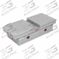 WEATHER GUARD Crossover Truck Box: Crossover Truck Box, Gull Wing Lid Lid, 72 in Overall Wd, Silver (MPN 114-0-04). Key specifications — Color: Silver; Brand: WEATHER GUARD.