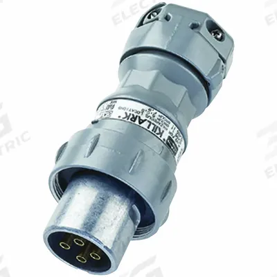 HUBBELL Pin and Sleeve Plug: Gray, 250V DC/600V AC, Single Phase, 30 A, 2 Pole - Hazardous Location Plugs