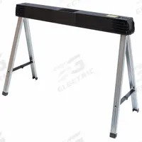 STANLEY Folding Sawhorse: Fixed Ht, Plastic, 40 3/4 in Overall Wd, 750 lb Overall Load Capacity (MPN STST11151). Key specifications — Height Adjustability: Fixed Height; Brand: STANLEY; Portability: Fold-Up Legs; Top Material: Plastic; Included Components: No Additional Components; Clamping System: None; Assembly: Fully Assembled; Display Sell UOM: EA.