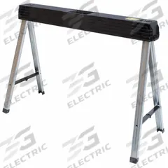 STANLEY Folding Sawhorse: Fixed Ht, Plastic, 40 3/4 in Overall Wd, 750 lb Overall Load Capacity (MPN STST11151). Key specifications — Height Adjustability: Fixed Height; Brand: STANLEY; Portability: Fold-Up Legs; Top Material: Plastic; Included Components: No Additional Components; Clamping System: None; Assembly: Fully Assembled; Display Sell UOM: EA.