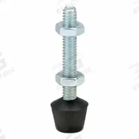 DE-STA-CO Flat Tip Spindle: Neoprene Tip, 1/4"-20, 2 1/8 in Lg, 2 1/8 in Thread Lg (MPN 215208). Key specifications — Brand: DE-STA-CO; Material: Neoprene; Thread Size: 1/4"-20; Includes: Jam Nuts; Spindle Construction: Neoprene Tip.