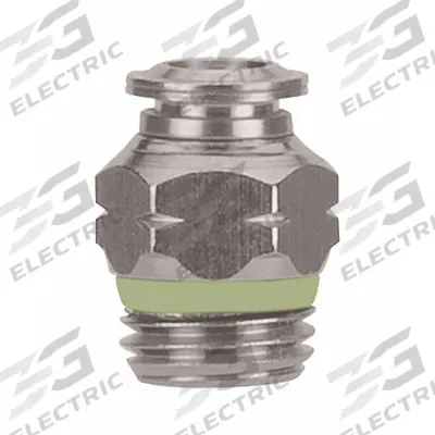 AIGNEP USA Push-Fit Adapter Fitting: 10 mm OD x 1/2 in Pipe Size - Stainless Steel Tube Fittings