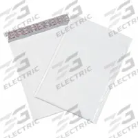 APPROVED VENDOR Poly Mailers: 8 1/2 in x 12 in, 8 7/8 in x 10 3/4 in, #2, White, 100 PK (MPN B833). Key specifications — With Tear Strip: No; Brand: APPROVED VENDOR.