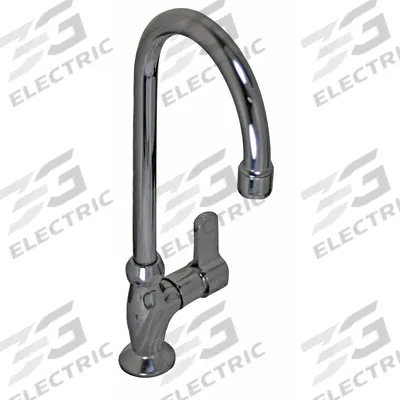 AMERICAN STANDARD Gooseneck Bar Faucet: Heritage/Amaryllis, Single-Post, Deck, Cast Brass - Single-Post Bar Sink Faucets