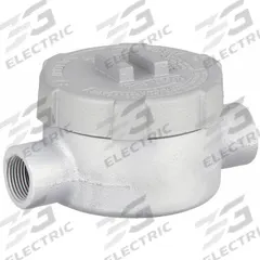 Conduit Outlet Body: Iron, GU, 1 in Trade Size, C Body, 19 cu in Body Capacity (MPN GUC100). Key specifications — Series: For Standard Body; Compatible Conduit Trade Size: 1 in; Thread Gender: Female; Hub Style: Threaded; Cover Included: Yes; Body Style: C; Connection Type: Threaded; Back Type: Round.