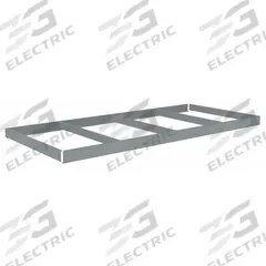 TENNSCO Shelf: 84 in x 30 in, 1,750 lb Load Capacity, Gray, Shelf (MPN ZLCS-8430). Key specifications — Includes: (4) Beams; Shelf Configuration: Single Straight; Color: Gray; Frame Material: Steel; Brand: TENNSCO; Frame Finish: Zinc Plated; Product Type: Shelf.